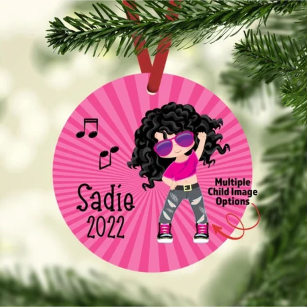 Personalized Hip Hop Dancer Gift 2022 Hiphop Christmas Ornament