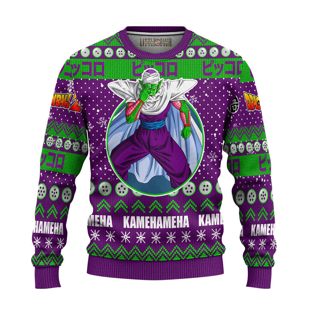 Piccolo Ugly Christmas Dragon Ball Z Xmas GiftSweater