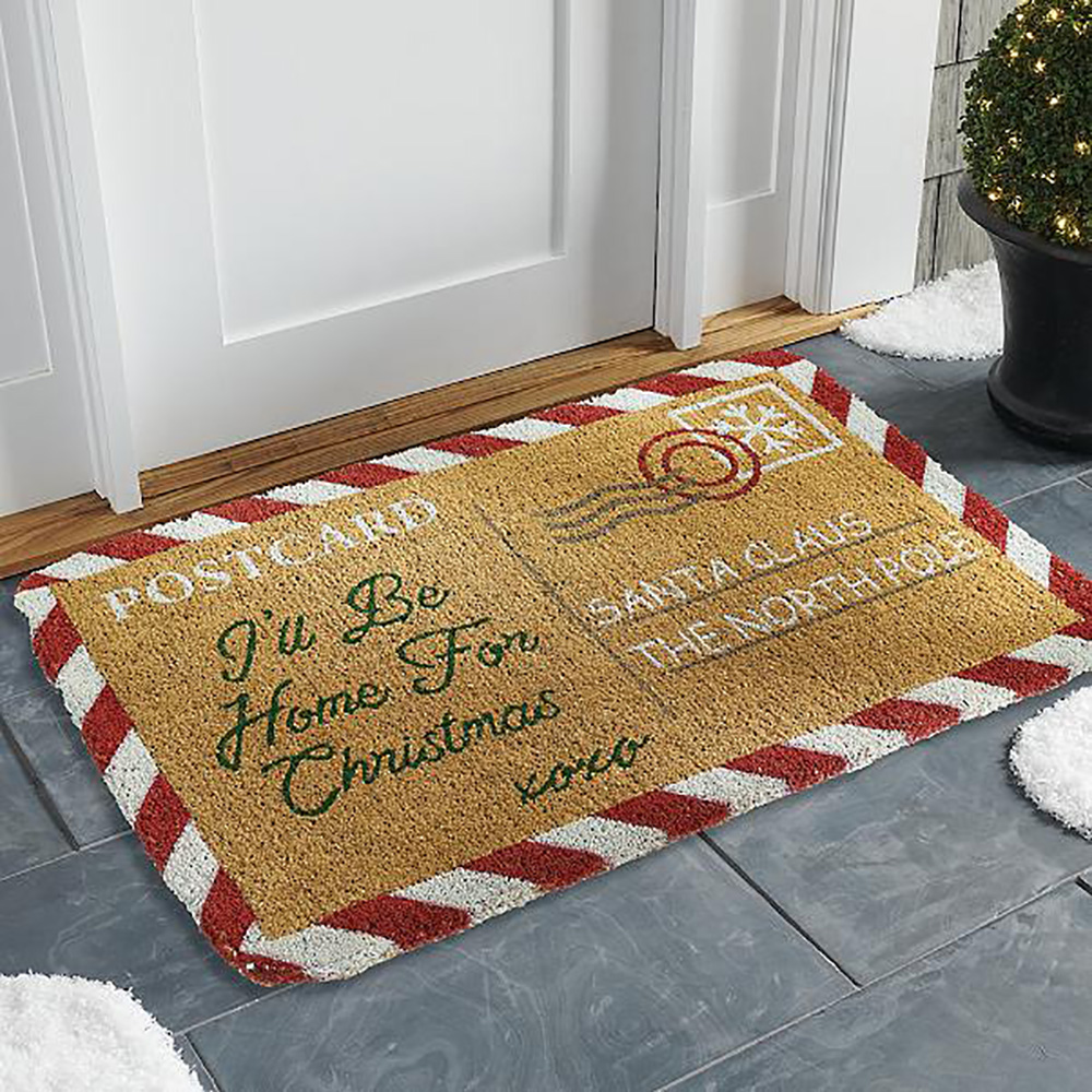 Postcard Coir For Christmas Xoxo Doormat