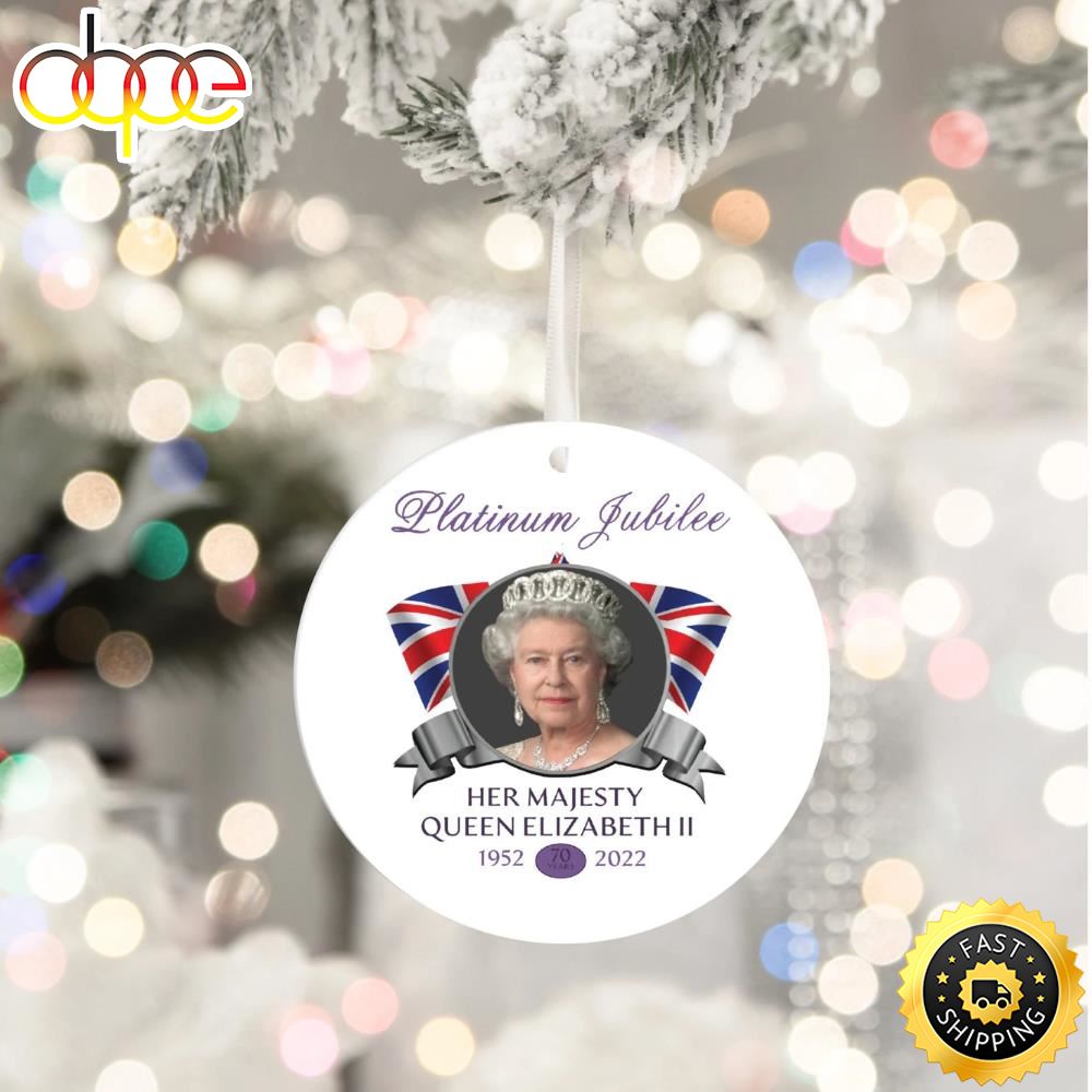 Queen Elizabeth Royal Jubilee Elizabeth Christmas Ornament