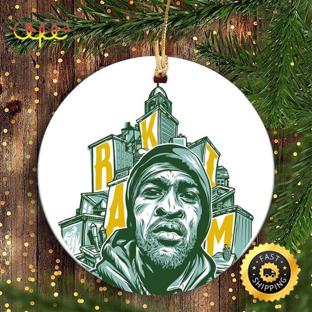 Rakim Art Music Hip Hop Dancer Christmas Ornament