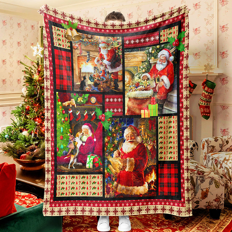 Santa Christmas Blanket