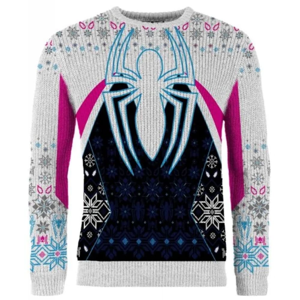 Spider Gwen Ghost Of Multiverse Present Christmas Sweater