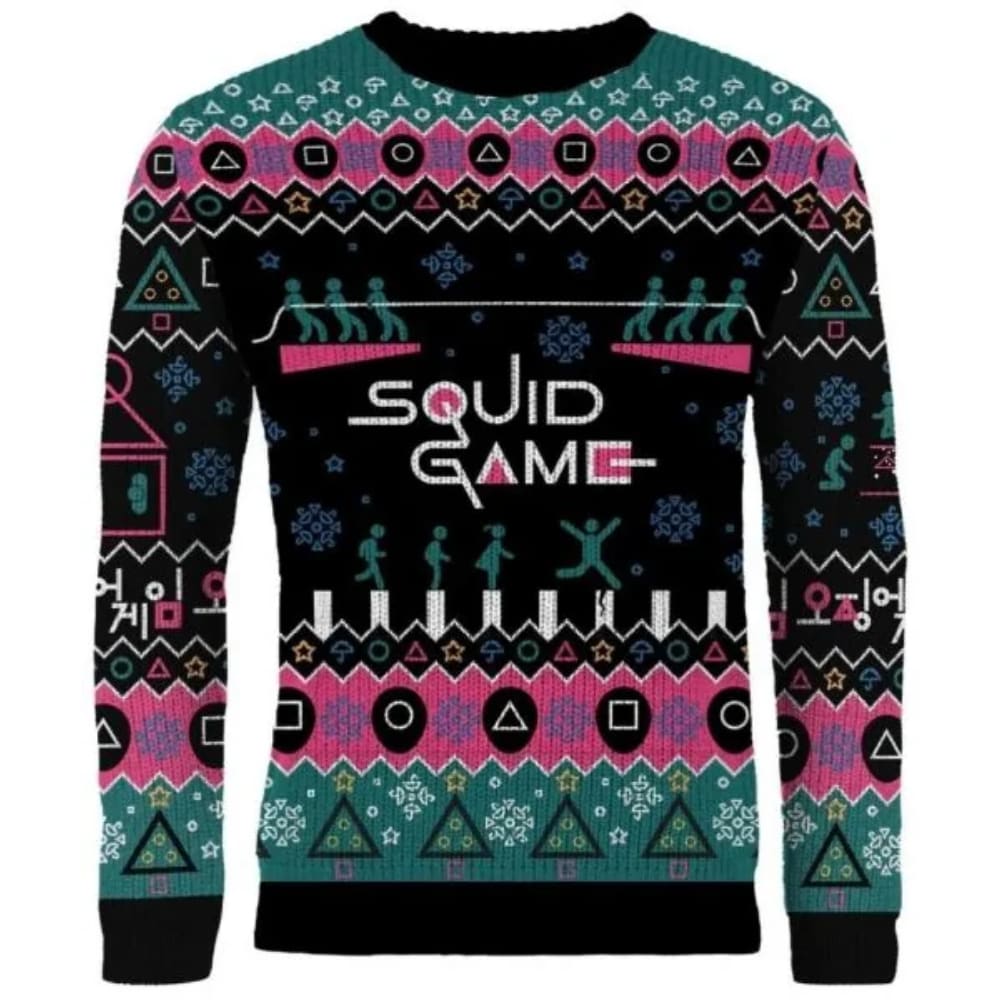 Squid Game Merry Squidmas Christmas Sweater