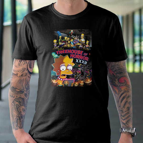 Stranger Things The Simpsons Treehouse Of Horror XXXII Unisex T Shirt