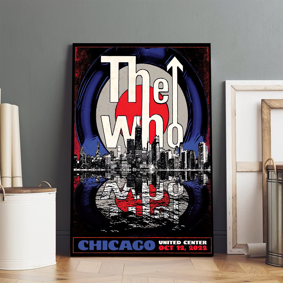 The Who Tour North America 2022 Chicago Poster Canvas