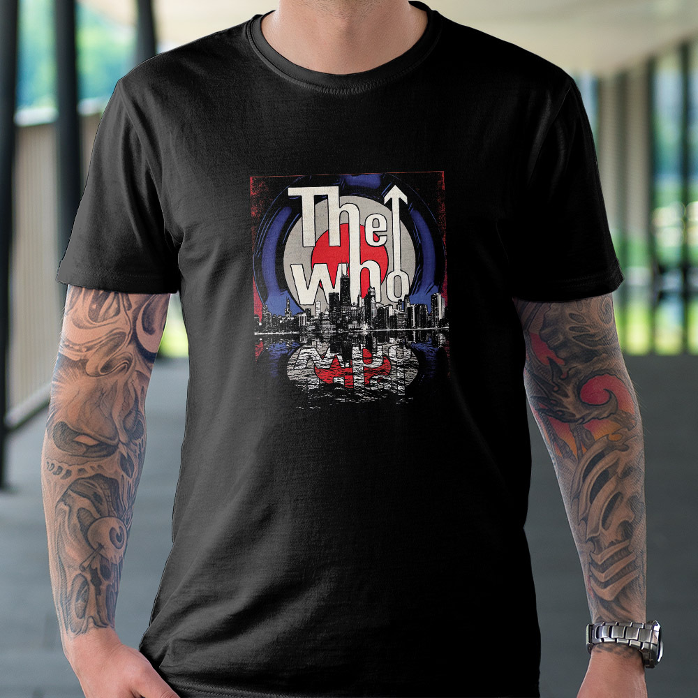 The Who Tour North America 2022 Chicago Unisex Black T Shirt