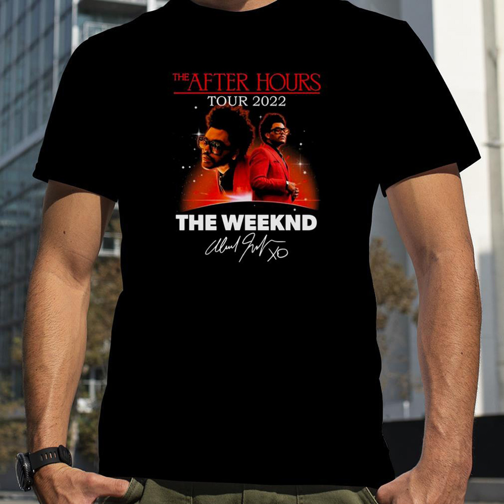 The After Hours Tour 2022 The Weeknd Signatures Unisex T Shirt