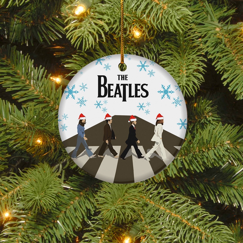 The Beatles Christmas Abbey Road Hip Hop Christmas Ornament