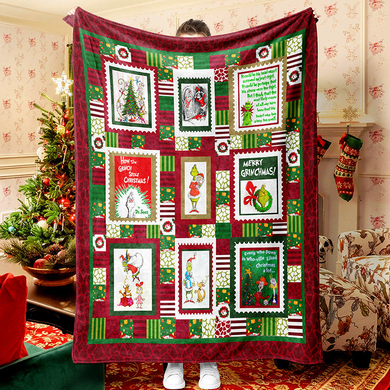The Grinch Designs The Grinch Blanket