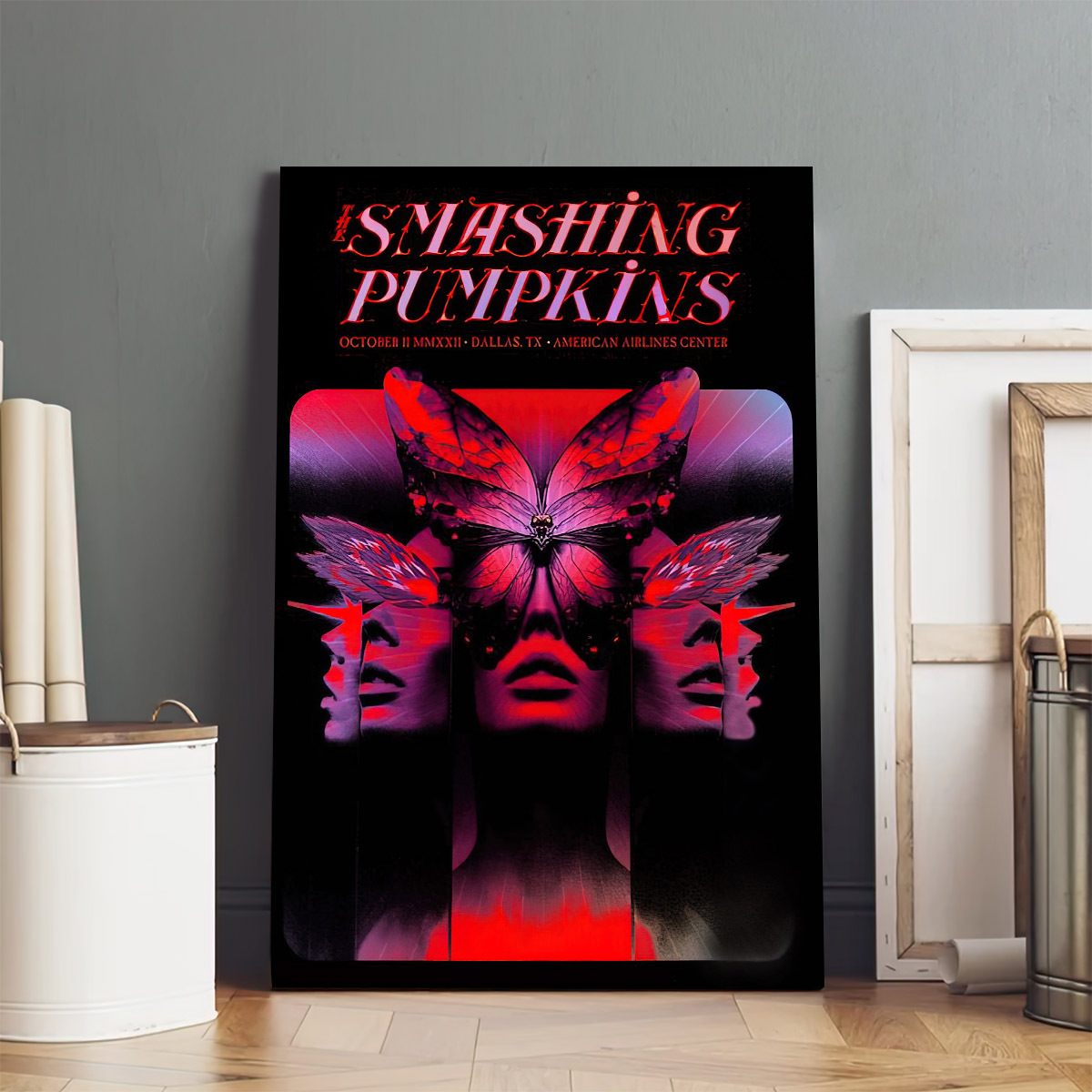 The Smashing Pumpkins Spirits On Fire Tour 2022 Dallas Canvas Poster