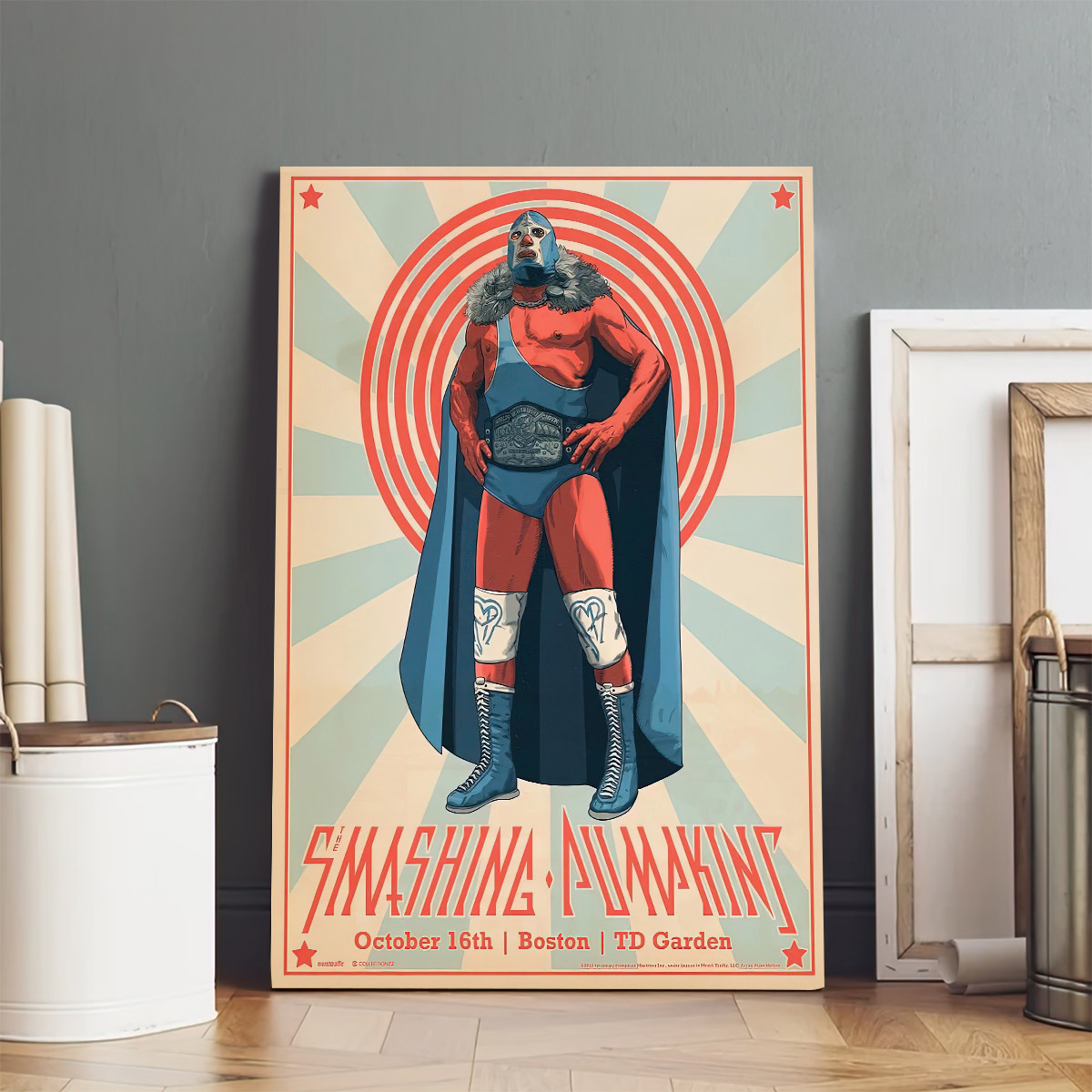 The Smashingpumpkins Tour 2022 Boston 16th October Poster Canvas