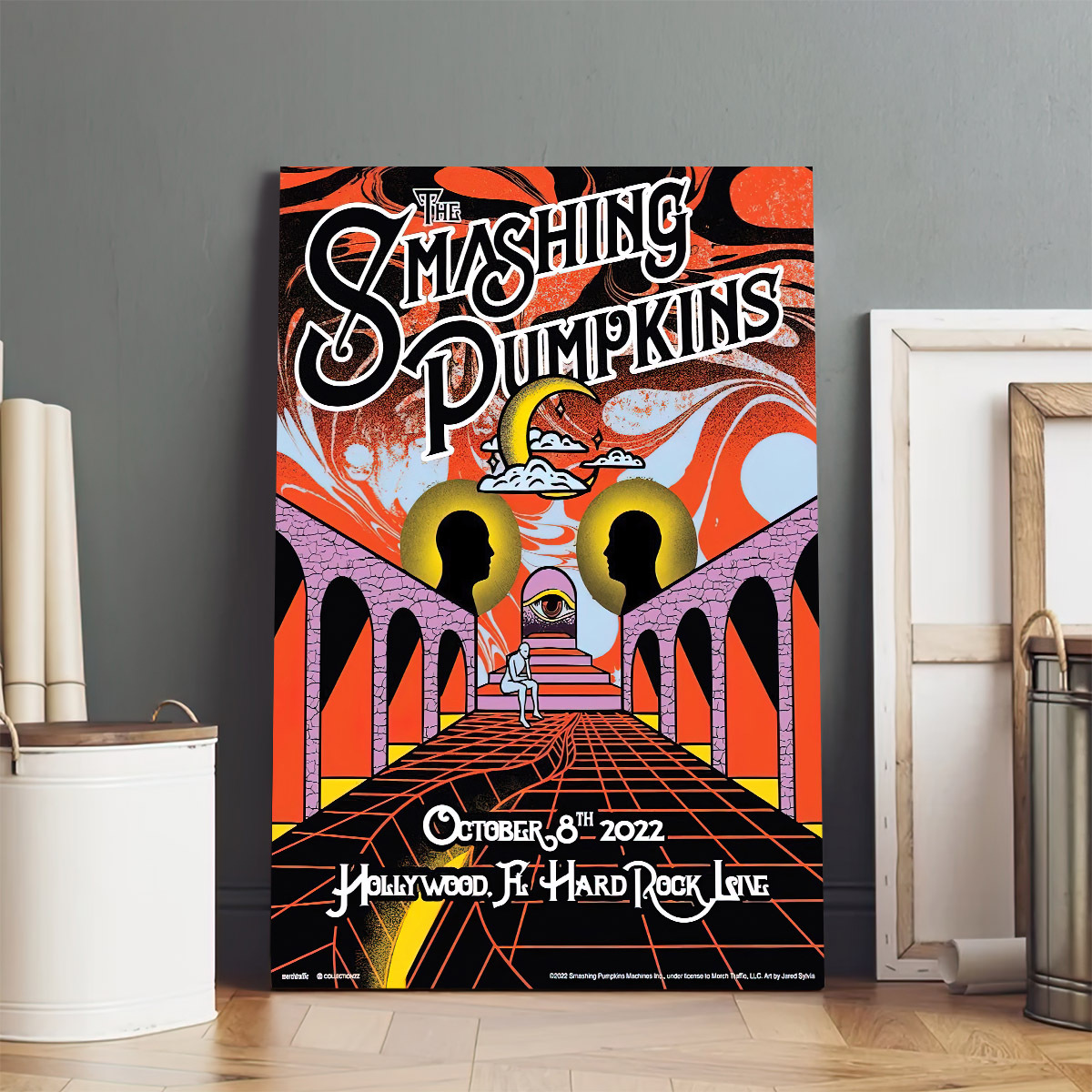 The Smashingpumpkins Tour 2022 Hollywood Florida Poster Canvas