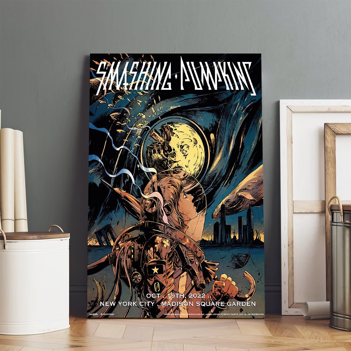 The Smashingpumpkins Tour 2022 New York City Madison Square Garden Poster Canvas