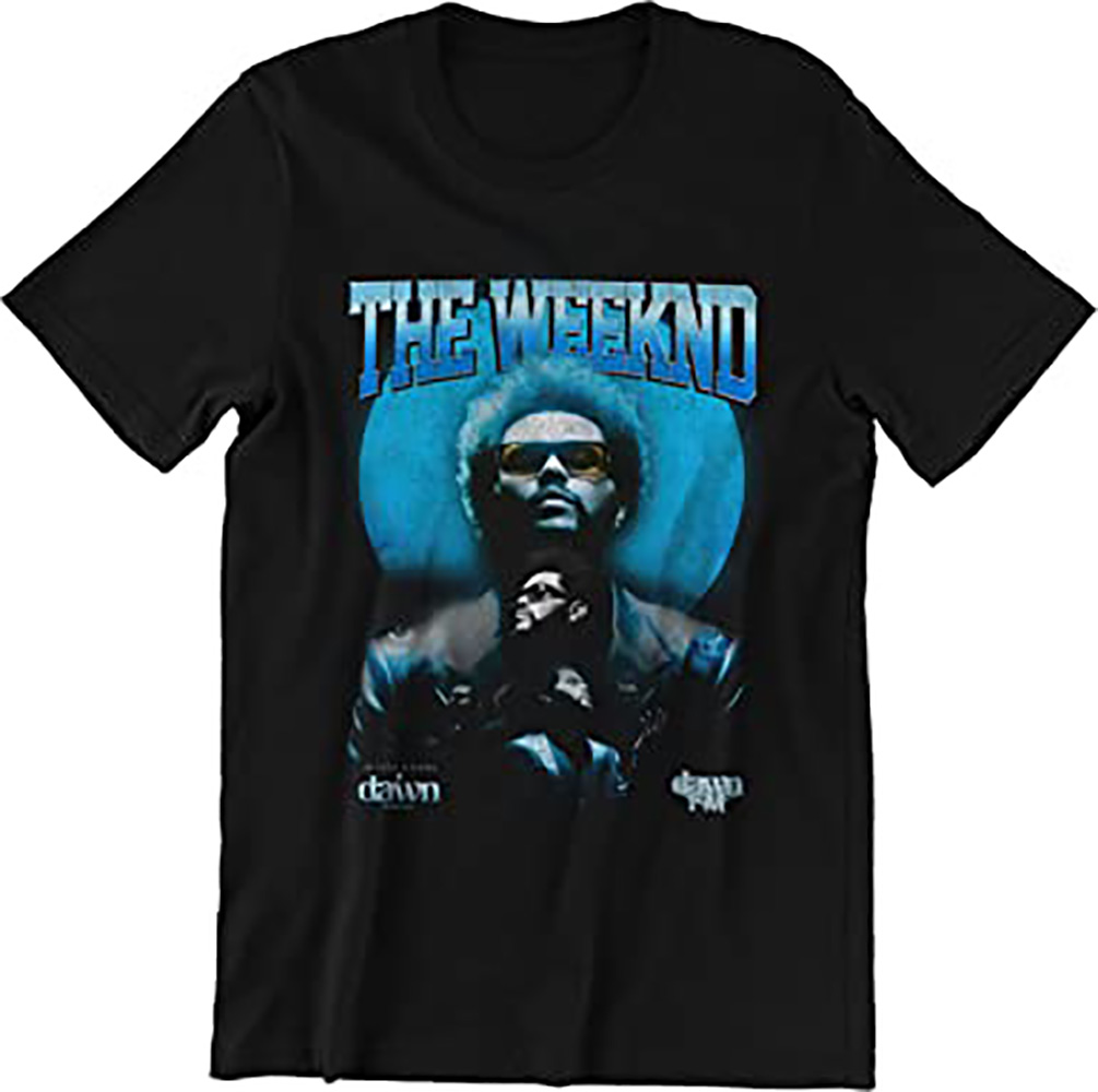 The Weeknd Album 2022 After Hours Till Dawn FM Tour Concert T Shirt