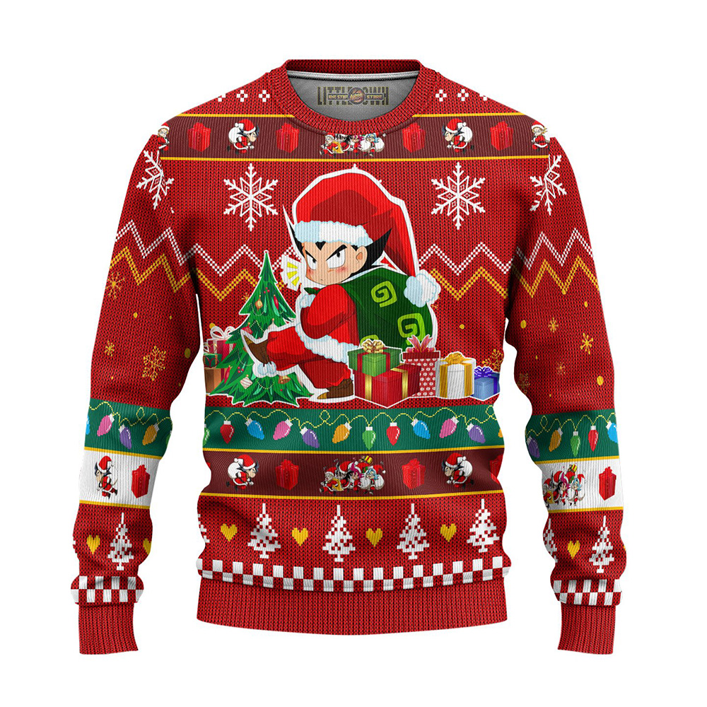 Vegeta Ugly Christmas Dragon Ball Xmas Gift Sweater