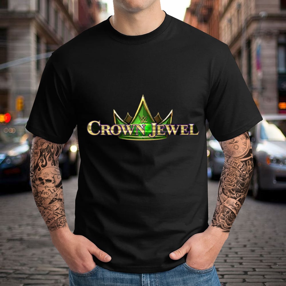 WWE Crown Jewel 2022 Logo Black Unisex T Shirt