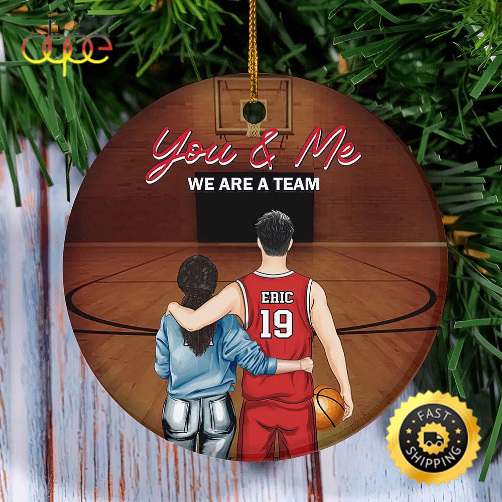 We Are A Team Christmas 2022 NBA Christmas Ornaments