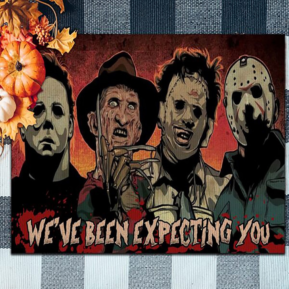 We Have Been Expecting You Horror Movie Characters Doormat