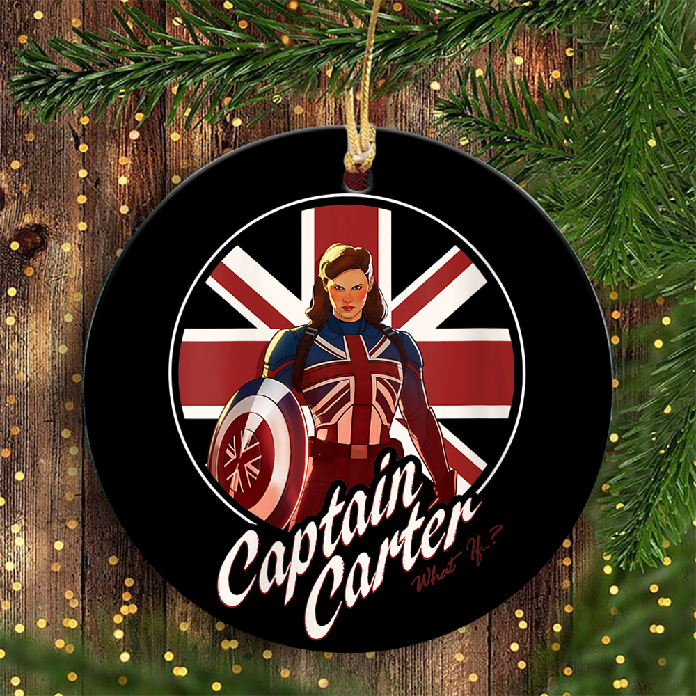 Womens Marvel WHAT IF Captain Carter Super Hero Marvel Ornaments