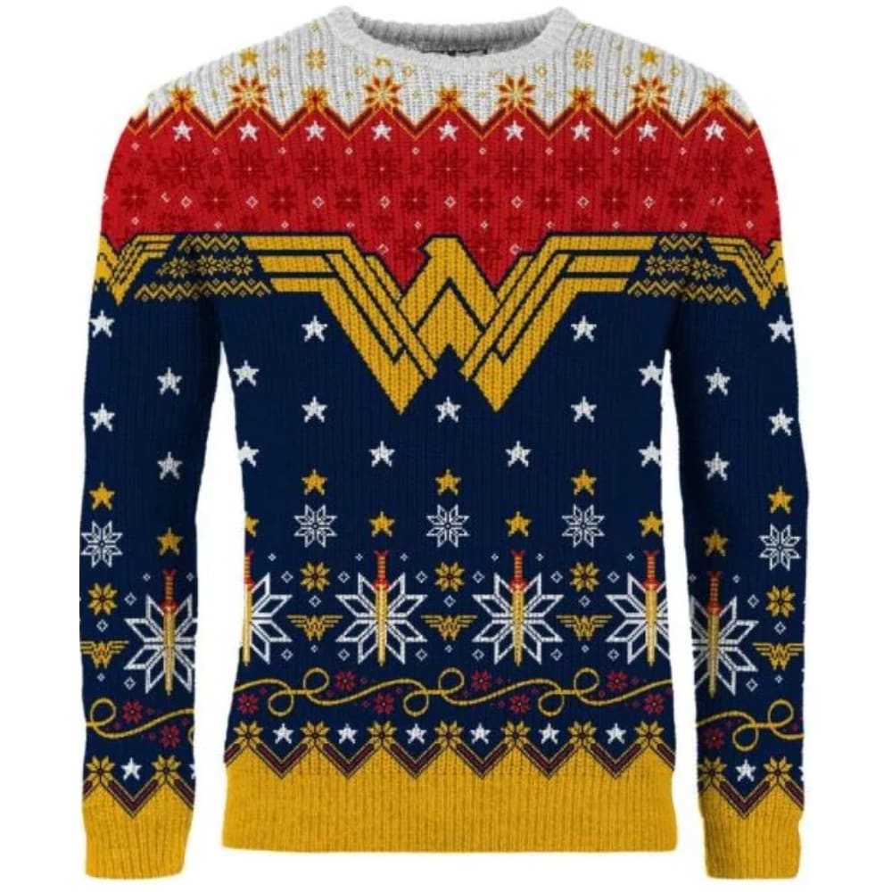 Wonder Woman A Wonder Ful Ugly Christmas Time Ugly Christmas Sweater