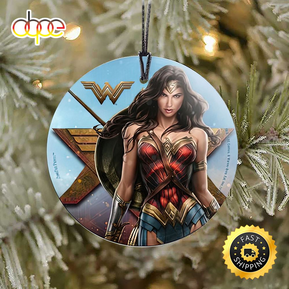 Wonder Woman Strength For Love DC Ornaments