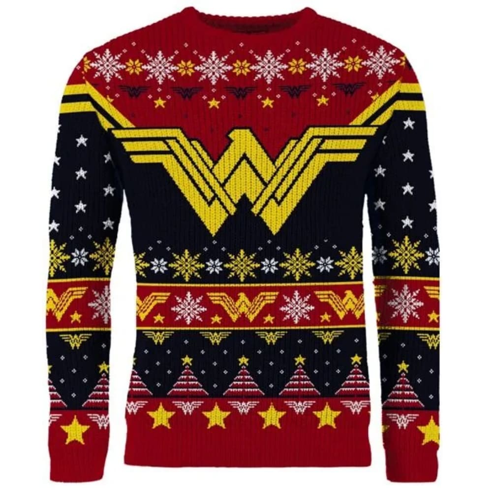 Wonder Woman The Most Wonder Ful Time Of The Year Ugly Christmas Sweater