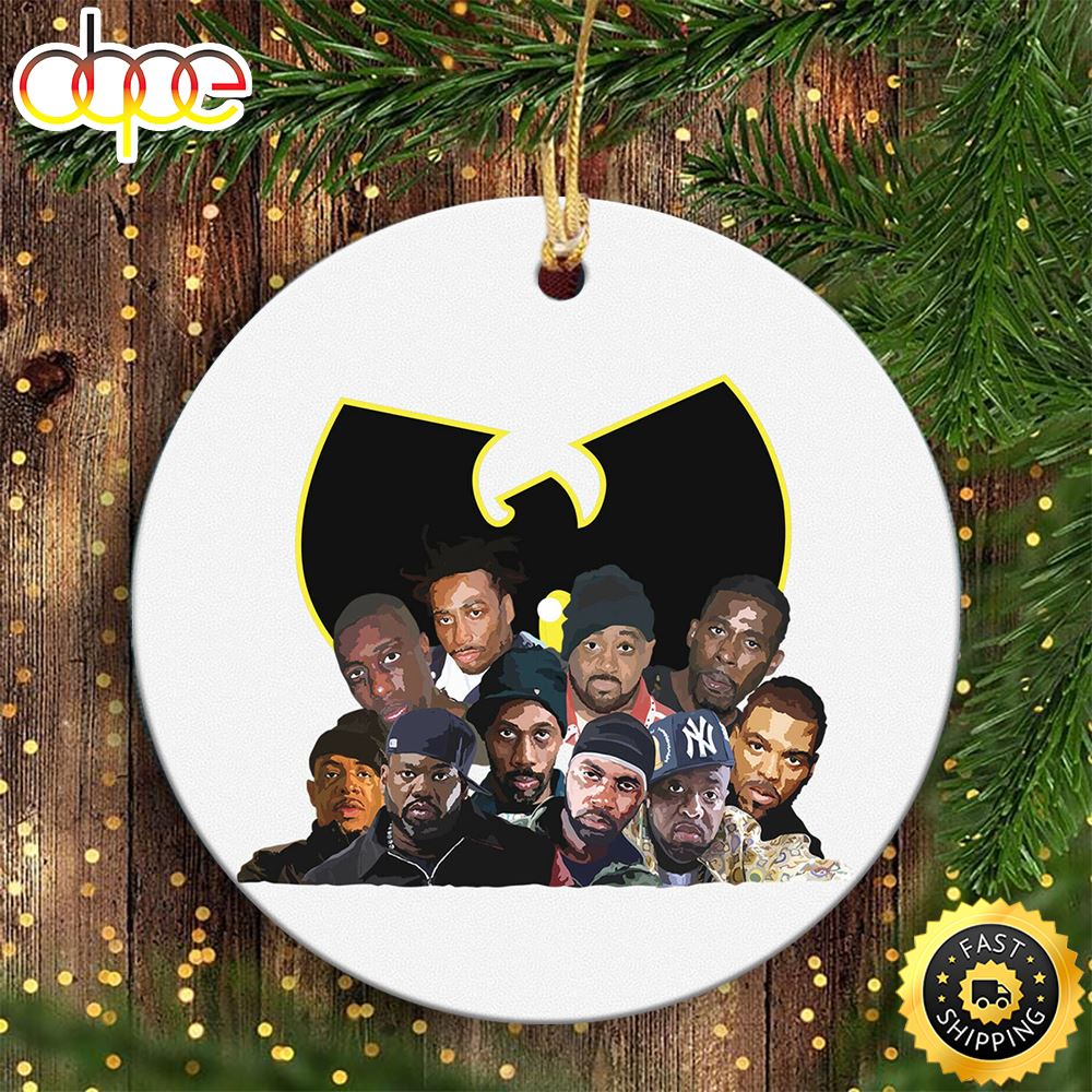Wu Tang Clan Turntable Slipmat Wu Tang Christmas Ornament