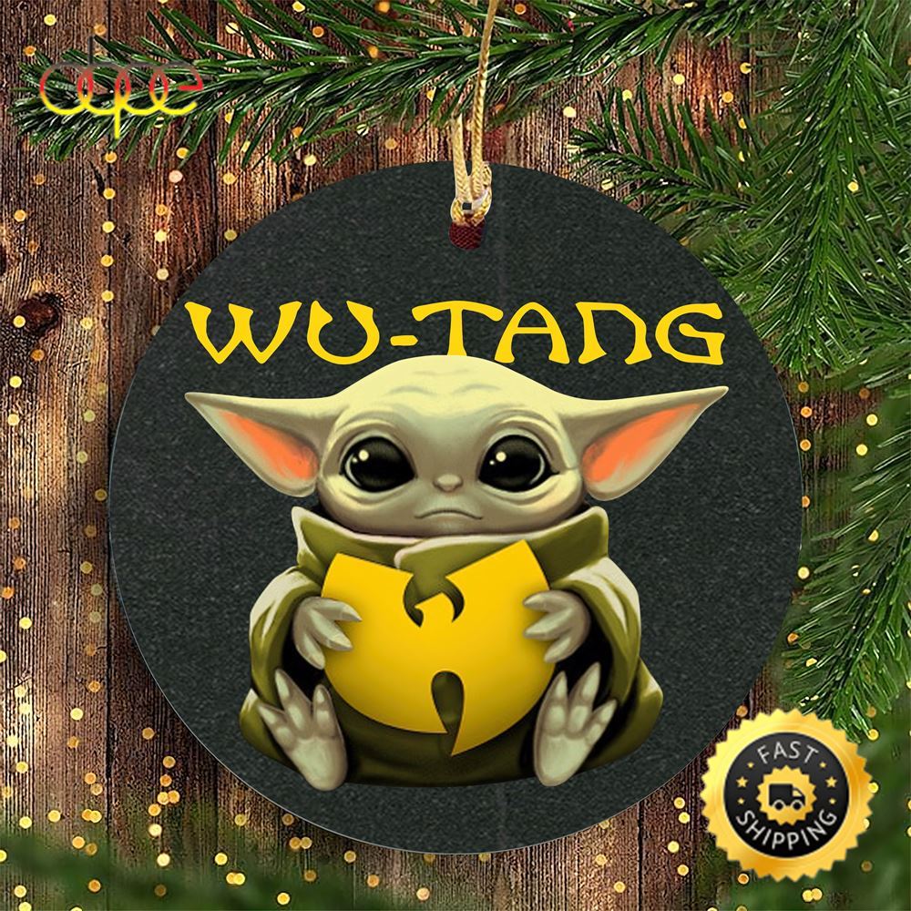 Wu Tang Baby Yoda Cute Wu Tang Christmas Ornament
