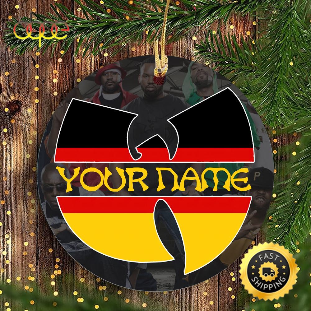 Wu Tang Clan Logo Custom Germany Wu Tang Christmas Ornament