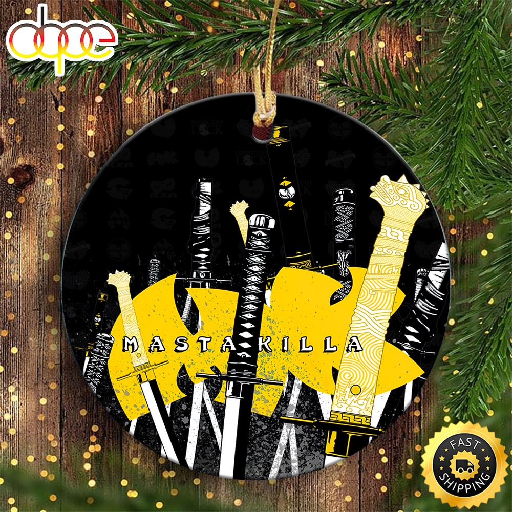 Wu Tang Clan Logo Masta Killa Albums Wu Tang Christmas Ornament