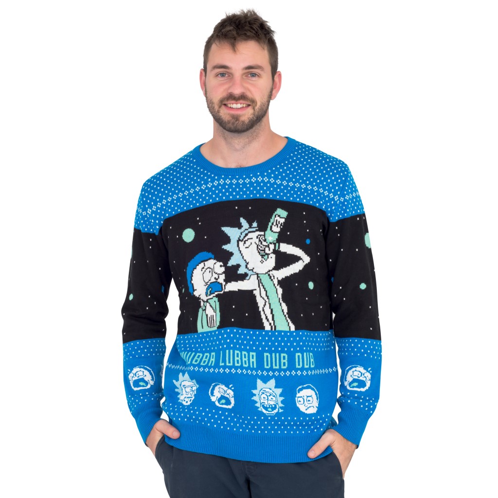 Wubba Lubba Dub Dub Rick And Morty Christmas Sweater