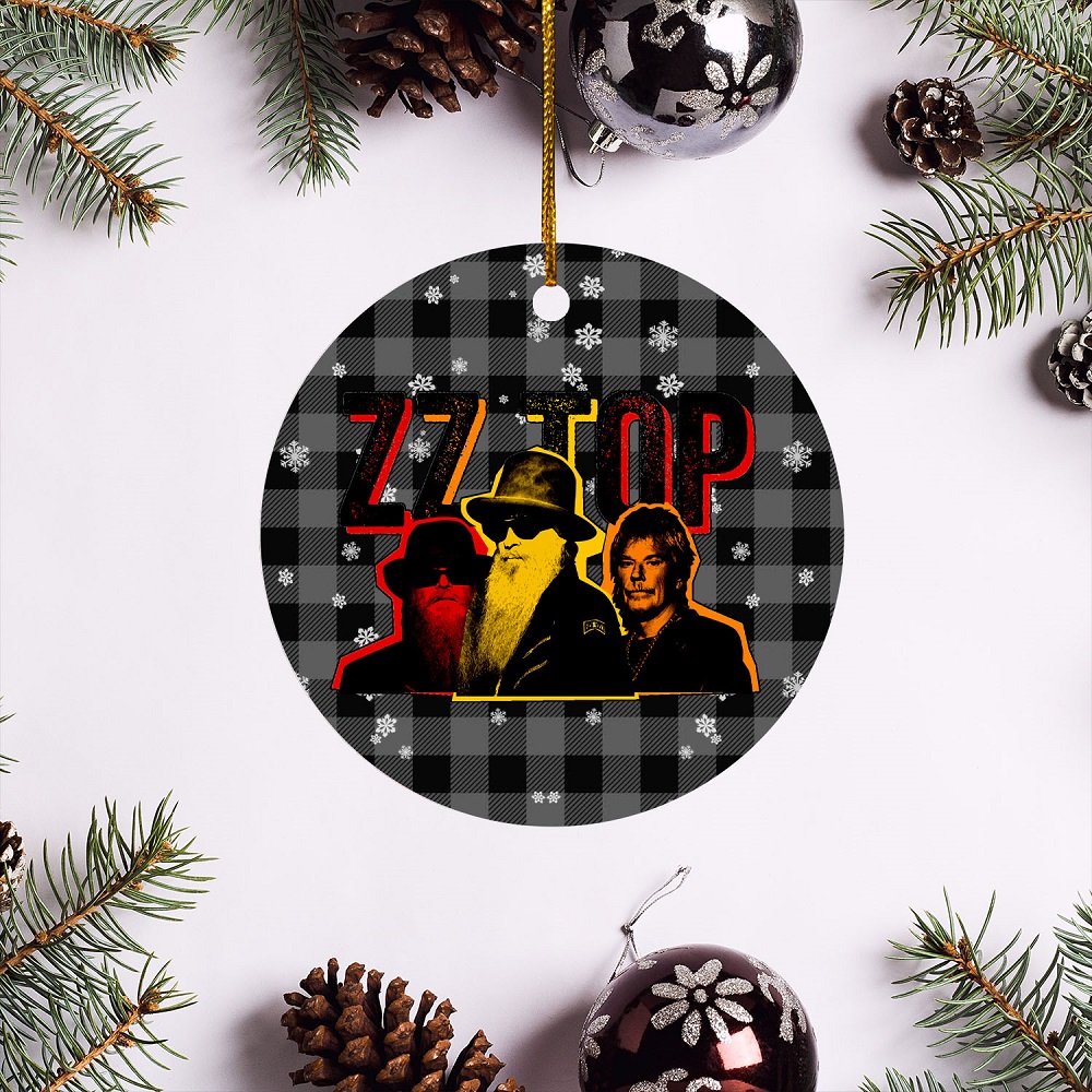 ZZ Top Merry Christmas Hip Hop Dance Ornament