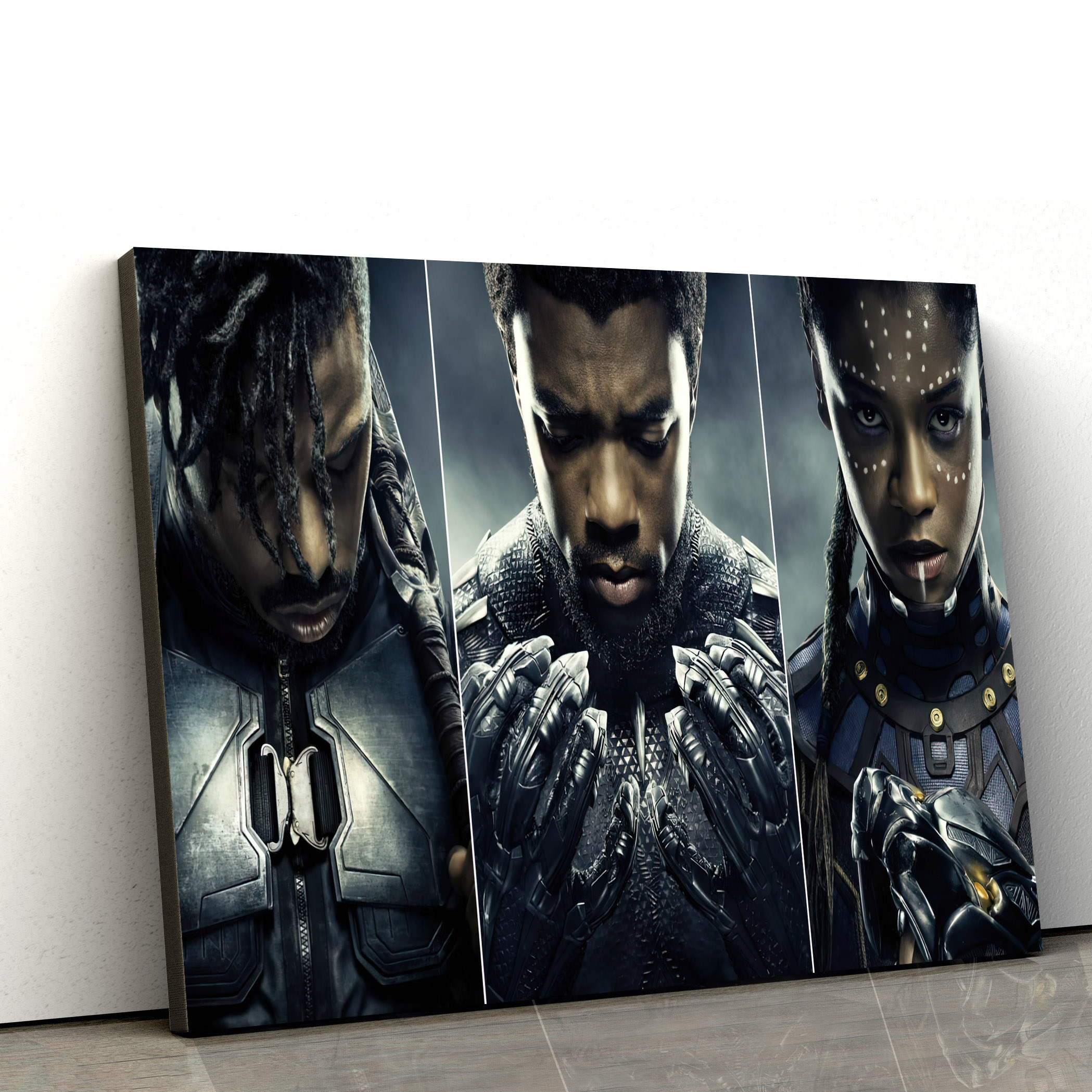 Black Panther 2 Wakanda Forever Erik T'Challa Killmonger Shuri Poster Canvas