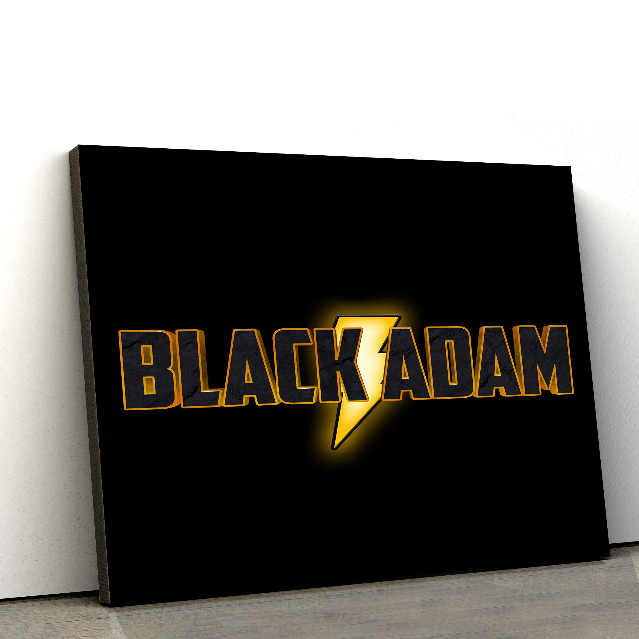Dc Comics Black Adam Lightning Poster Canvas