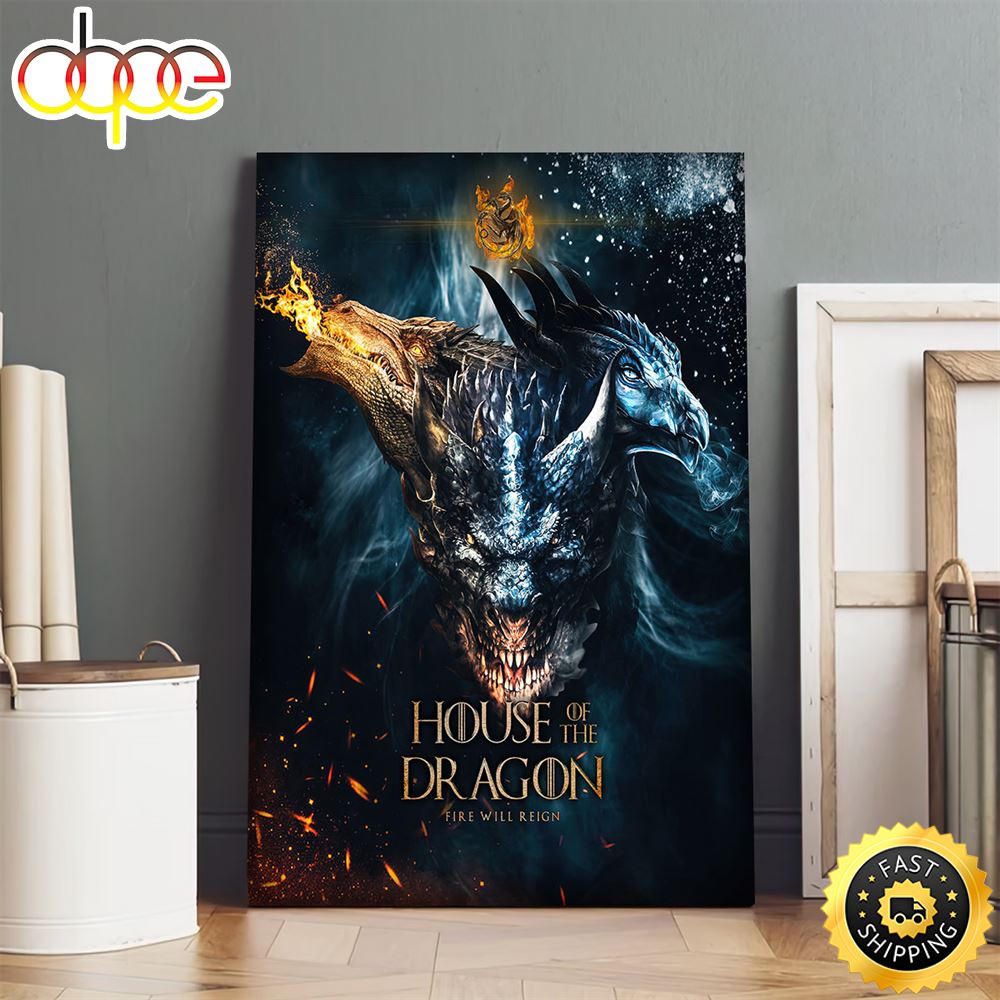 Game of Thrones House Of The Dragon Poster Wallpaper Canvas