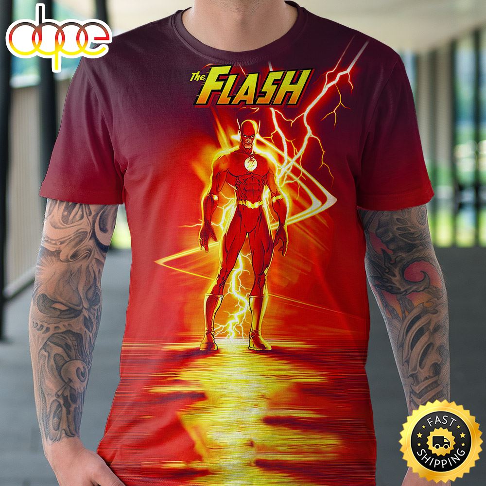 The Flash DC Comic Super Hero Movies T-shirt 3D All Over Print