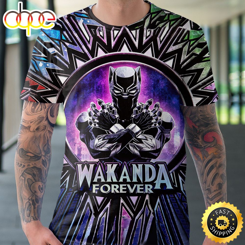 Avengers Wakanda Forever T-shirt 3D All Over Print