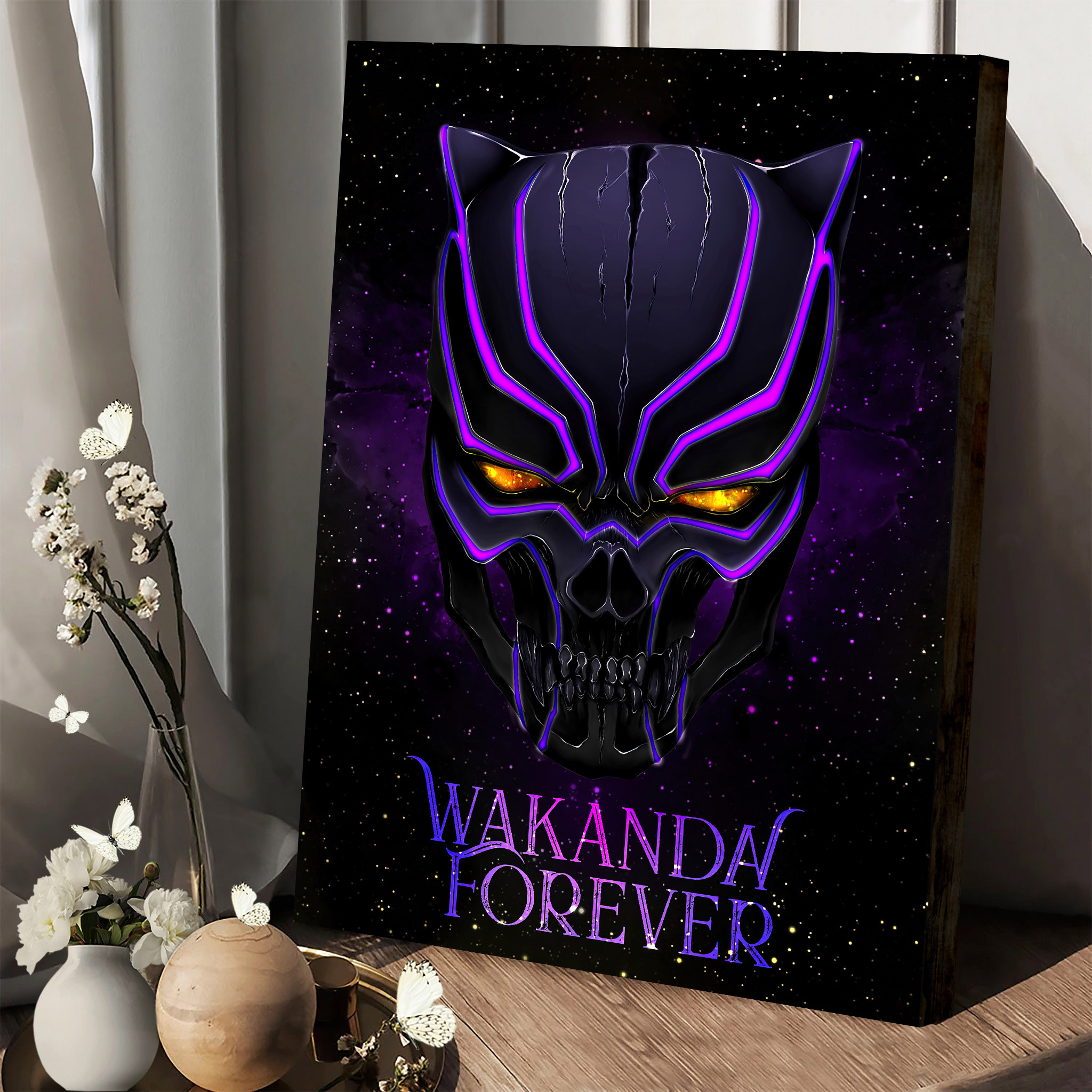 Wakanda Forever Black Panther 2 Poster Canvas
