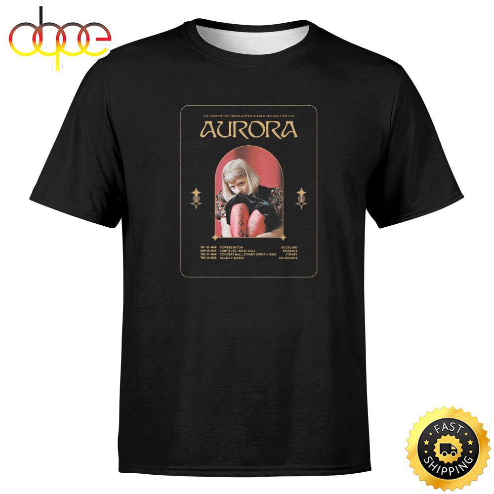 AURORA The Gods We Can Touch Asia Tour 2023 Taipei Dates Unisex T Shirt