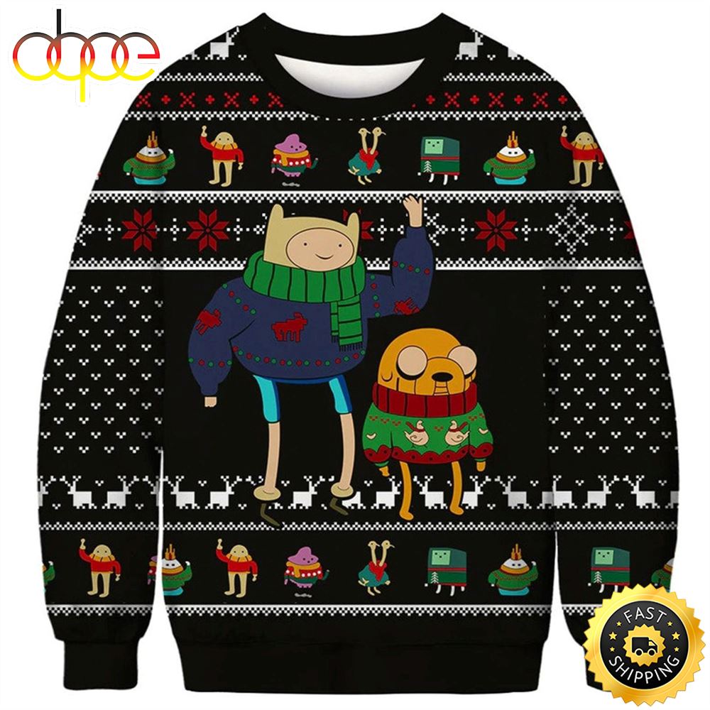 Adventure Time Ugly Christmas Sweater 1