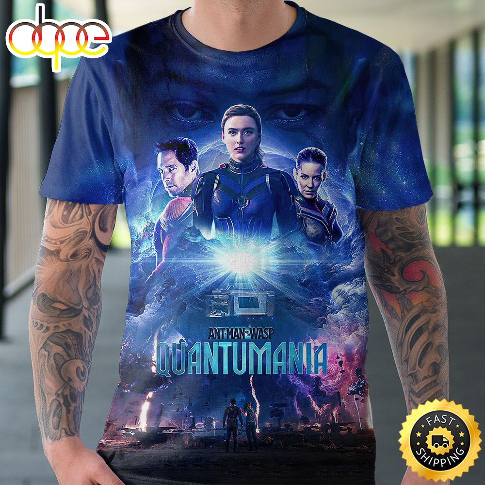 Ant Man And The Wasp Quantumania New Poster T Shirt 3D All Over Print
