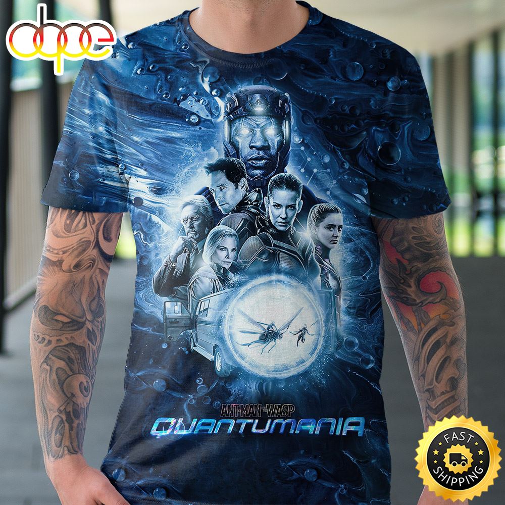 Ant Man And The Wasp Quantumania Poster 2023 T Shirt 3D All Over Print