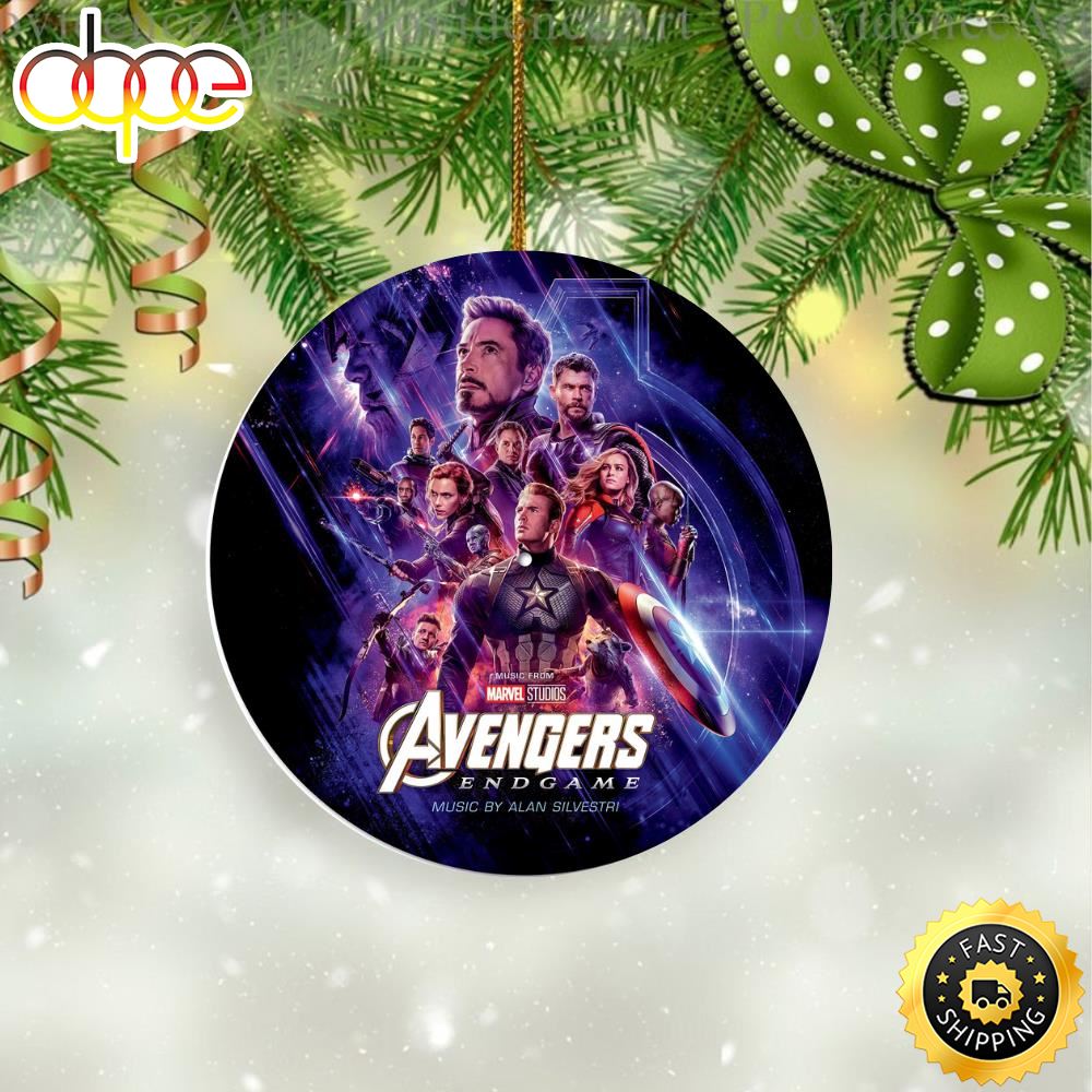 Avengers Endgame Movie Superhero Marvel Christmas Tree Ornament