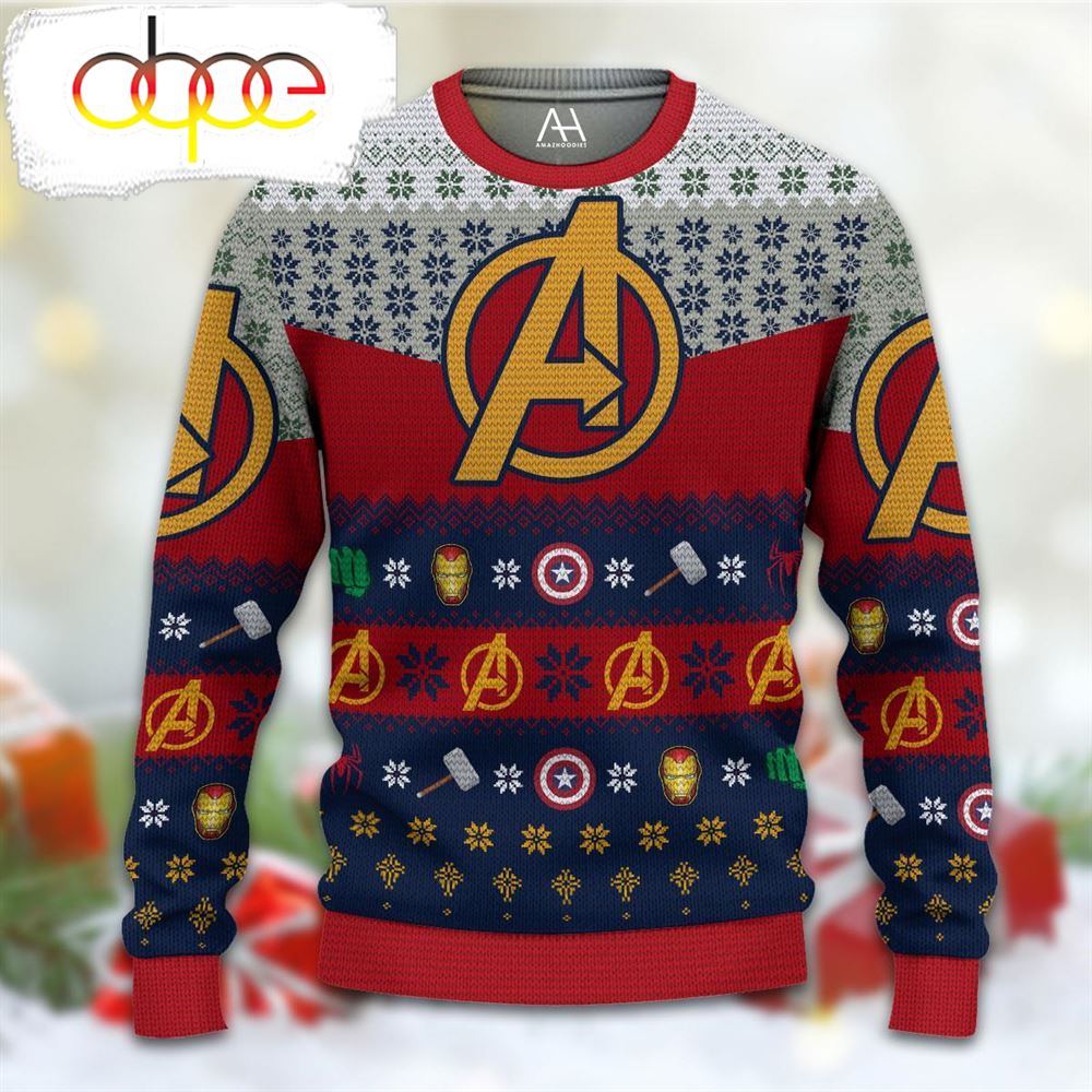 Avengers Merry Christmas Ugly Sweater