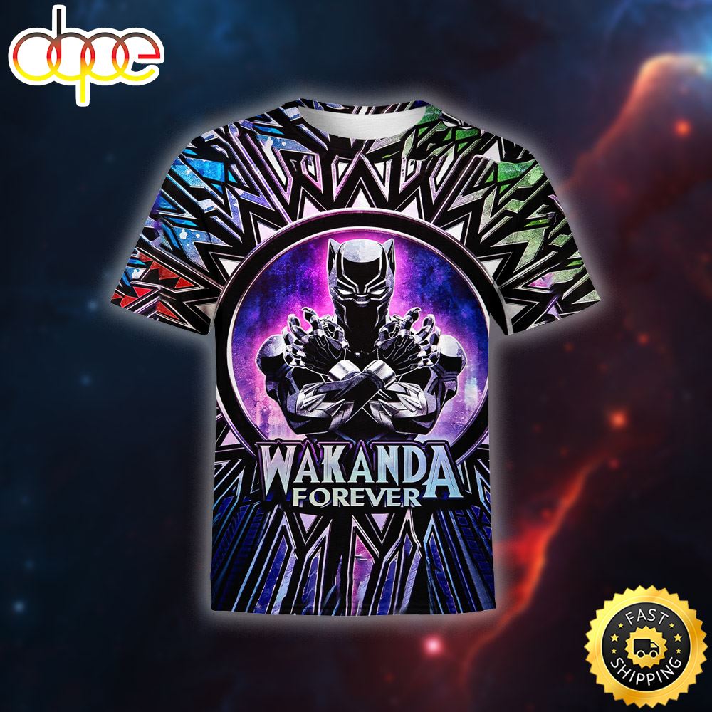 Avengers Wakanda Forever T Shirt 3D All Over Print