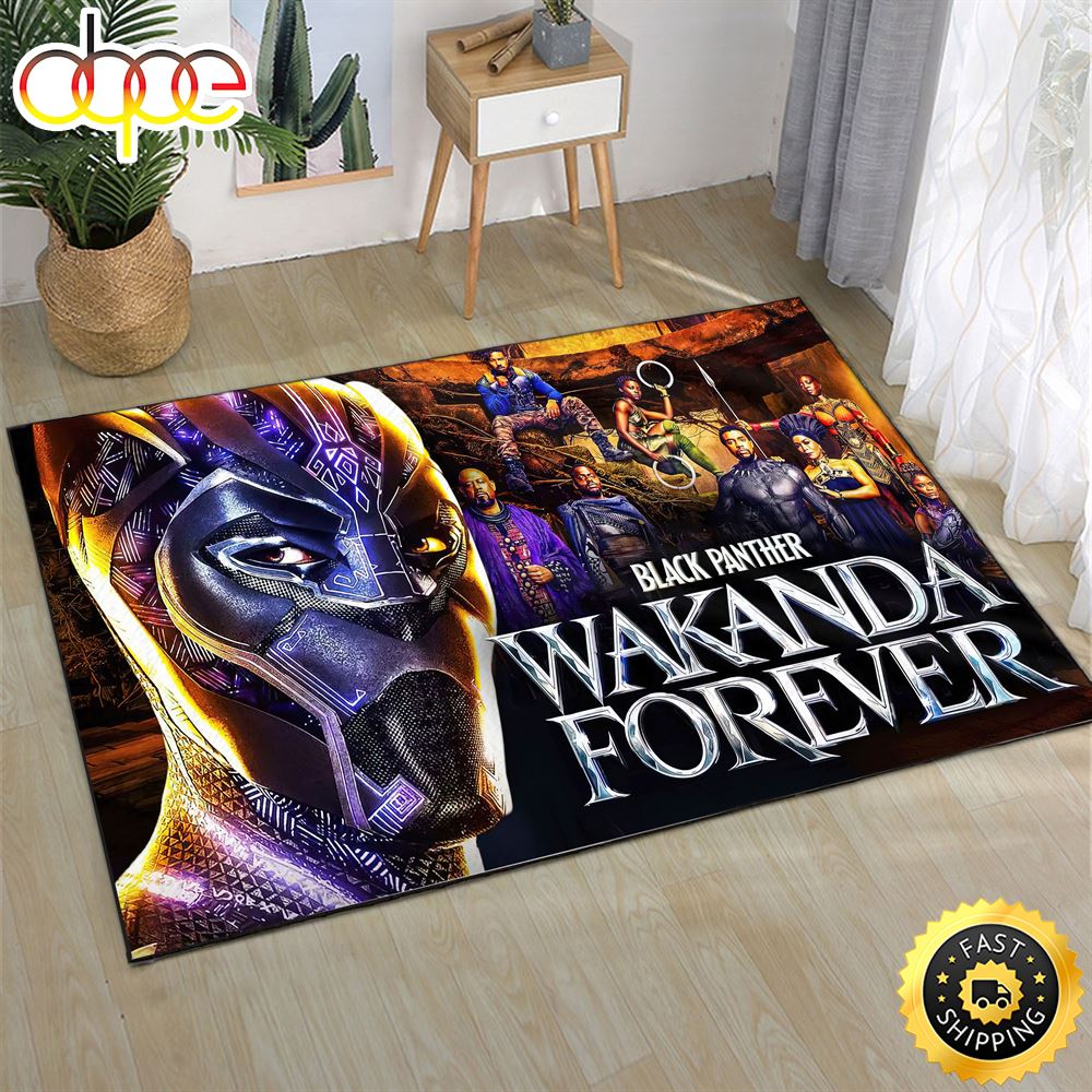 Black Panther 2 Wakanda Forever Poster Marvel Rug