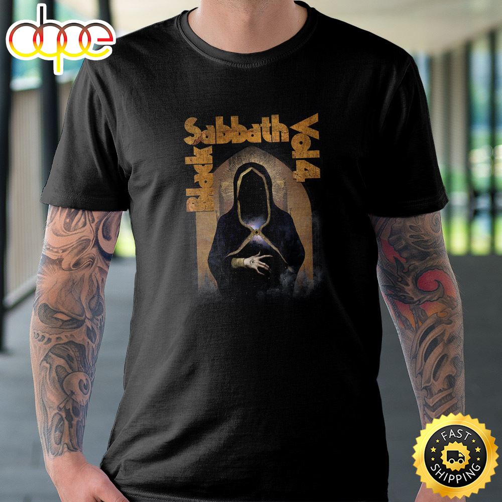Black Sabbath Vol. 4 50 Years Anniversary Lithograph Unisex T Shirt