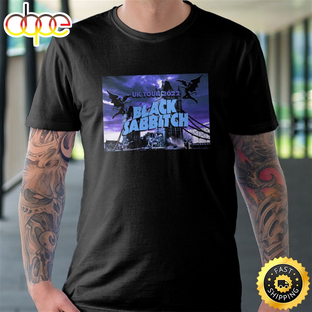 Black Sabbitch The All Female Black Sabbath 2022 Uk Fall Tour Unisex T Shirt