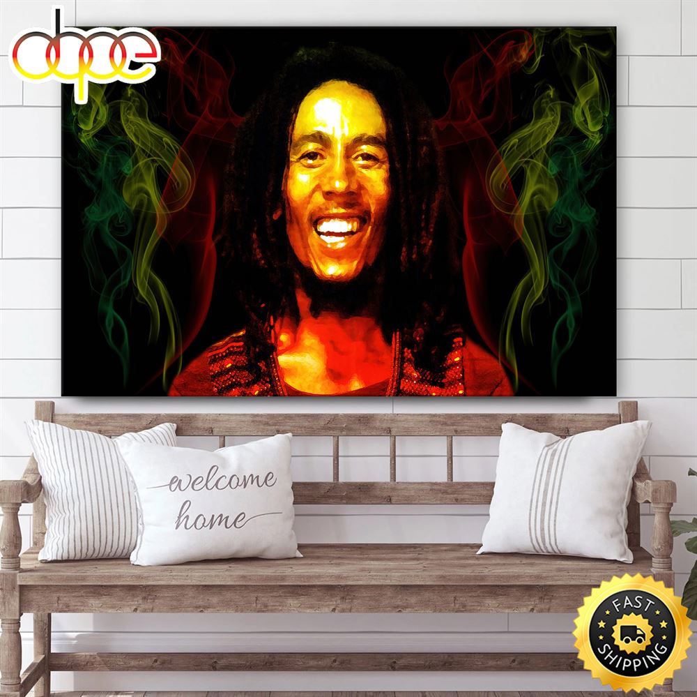 Bob Marley Legend Legacy Reggae Poster Canvas